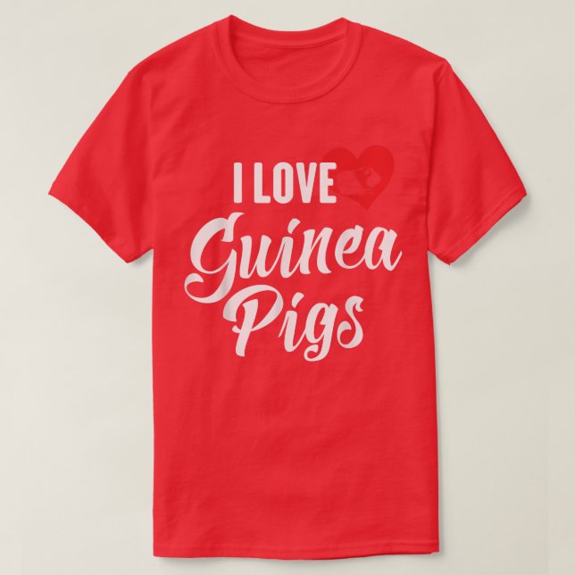Guinea Pigs  for Rodent Lovers  T-Shirt (Design Front)