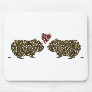 Guinea Pigs in Love Mouse Mat