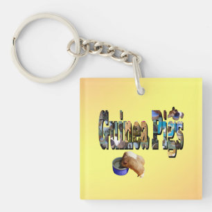Guinea Pigs Is The Word, Keyring