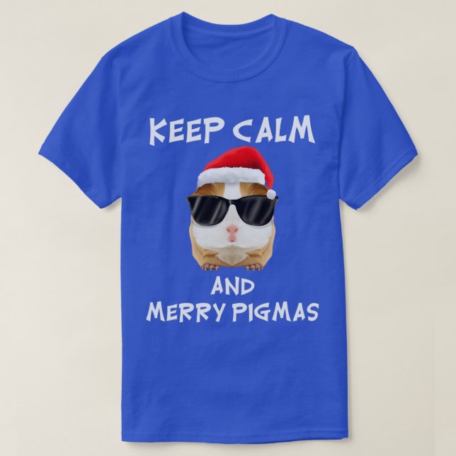 Guinea Pigs Merry Pigmas Christmas Cap Gift Idea  T-Shirt (Design Front)