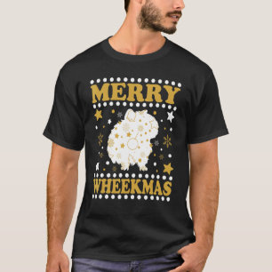 Guinea Pigs Merry Wheekmas Christmas Cavy Guinea T-Shirt