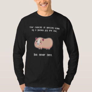 Guinea Pigs Never Zero Cavy Rodent T-Shirt