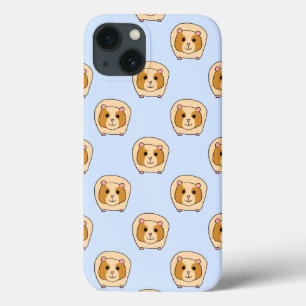 Guinea Pigs on Blue. iPhone 13 Case