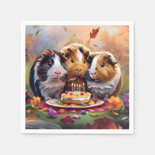 Guinea Pigs Party Napkin