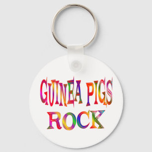 Guinea Pigs Rock Key Ring