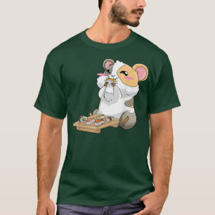 Guinea Pigs Sushi Japanese Anime Kawaii Cute Gift T-Shirt