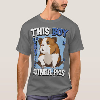 Guinea Pigs This Boy Loves Guinea Pigs Guinea Pig T-Shirt