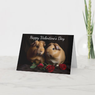 Guinea Pigs Valentine's Card