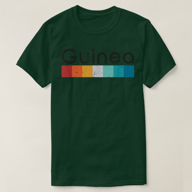 Guinea Retro Design T-Shirt (Design Front)