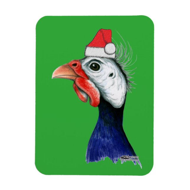 Guinea Santa Claus Magnet (Vertical)