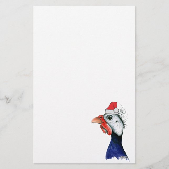 Guinea Santa Claus Stationery (Front)