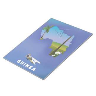 Guinea South Africa Ski poster print. Notepad