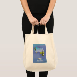 Guinea South Africa Ski poster print. Tote Bag
