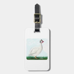Guinea White Luggage Tag