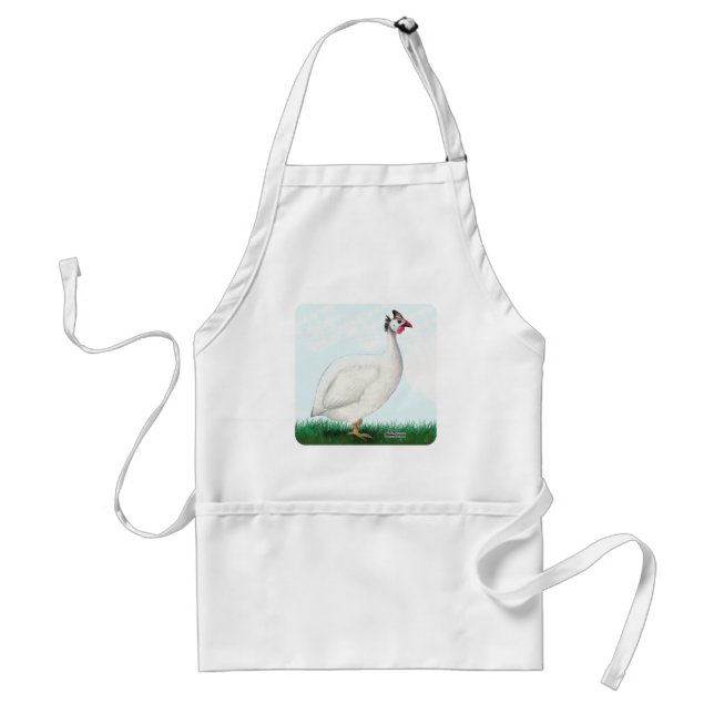 Guinea White Standard Apron (Front)