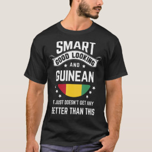 Guinean Flag Native Pride  Guinea Guinean Roots T-Shirt