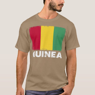 Guinean people Vintage Guinea Flag T-Shirt