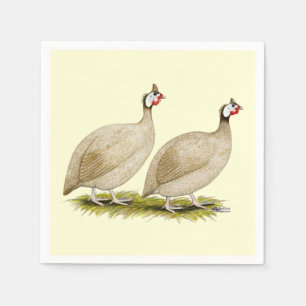Guineas Buff Dundotte Fowl Napkin