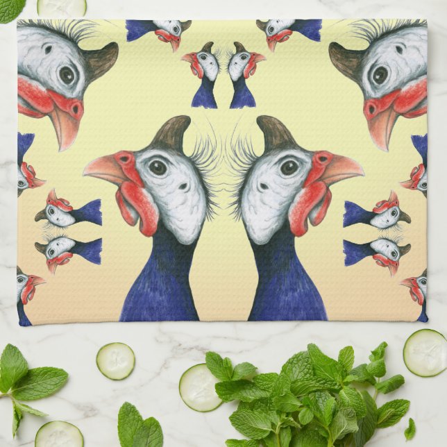 Guineas Everywhere! Tea Towel (Folded)