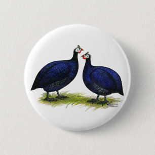 Guineas Royal Purple Pair 6 Cm Round Badge