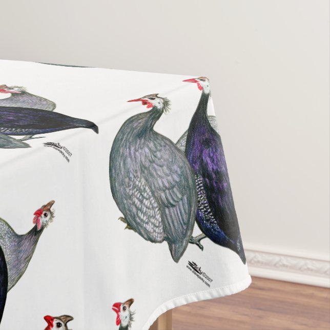 Guineas Three Tablecloth (In Situ)