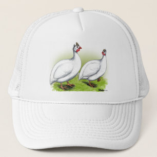 Guineas: White Trucker Hat