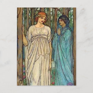 “Guinevere” Fairy Art by Florence Harrison Postcard