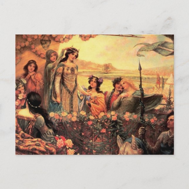 Guinevere Vintage Images Postcard (Front)