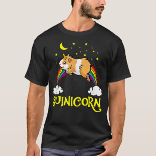 Guinicorn Guinea Pig With Unicorn Rainbow Guinea P T-Shirt