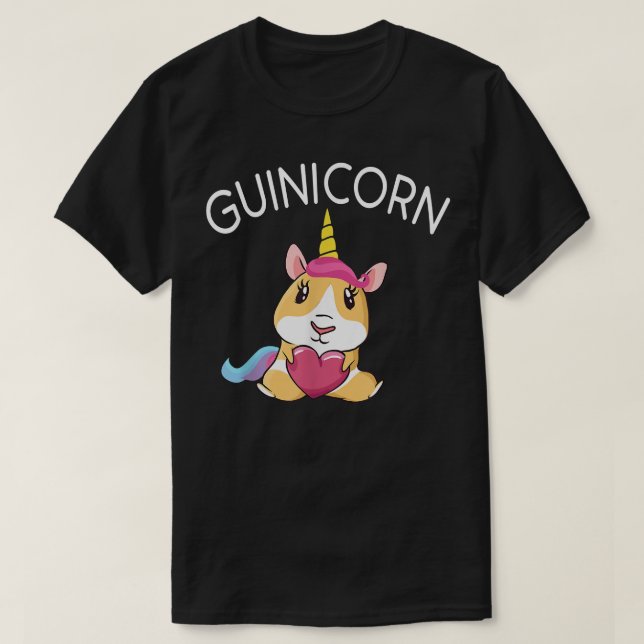 Guinicorn Unicorn Magical Cute Guinea Pig  T-Shirt (Design Front)