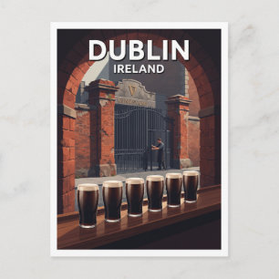 Guinness Brewery Gates, St. James's Gate Dublin Postcard