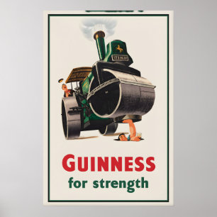 Guinness for Strength Poster Print  John Gilroy