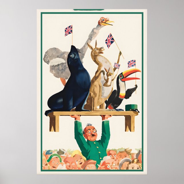 Guinness Poster Print  John Gilroy Vintage Irish (Front)
