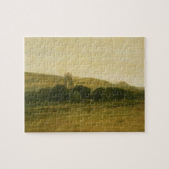 Guisborough Priory, c.1801-02 (oil on canvas) Jigsaw Puzzle (Horizontal)