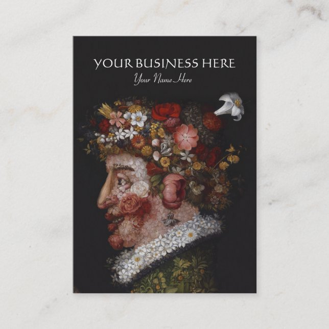 Guiseppe Arcimboldo - Florist, Art Historian Business Card (Front)