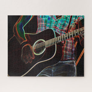 Guitar 1 16x20 520pc jpcna jigsaw puzzle