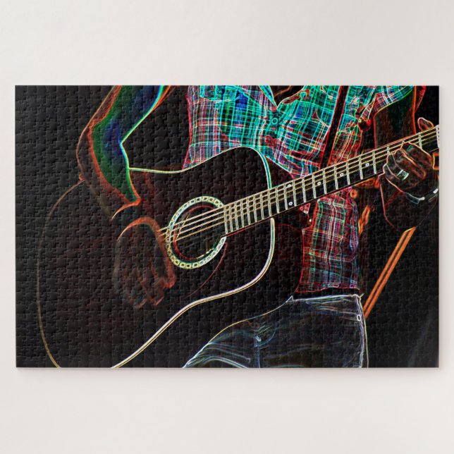 Guitar 1 20x30 1014pc jpcn jigsaw puzzle (Horizontal)