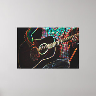 Guitar 1 60x40 (150x100cm) waccn canvas print