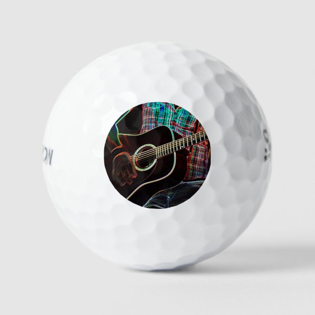 Guitar 1 ssf gbm golf balls (Front)