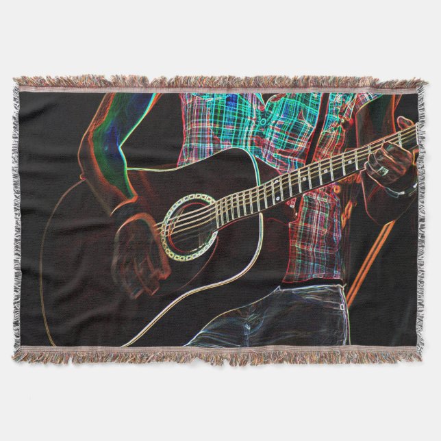 Guitar 1 tbcna throw blanket (Front)