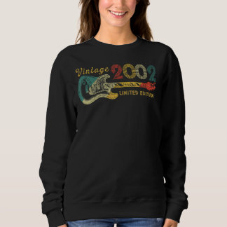 Guitar 20 Year Old Vintage 2002 Sweatshirt