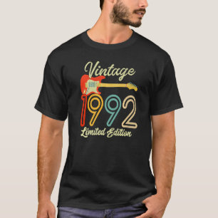 Guitar  30 Year Old  Vintage 1992 T-Shirt
