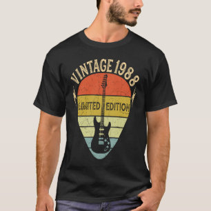 Guitar 34 Years Old Vintage 1988 T-Shirt