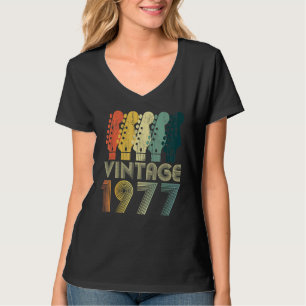 Guitar 45 Year Old Vintage 1977 T-Shirt