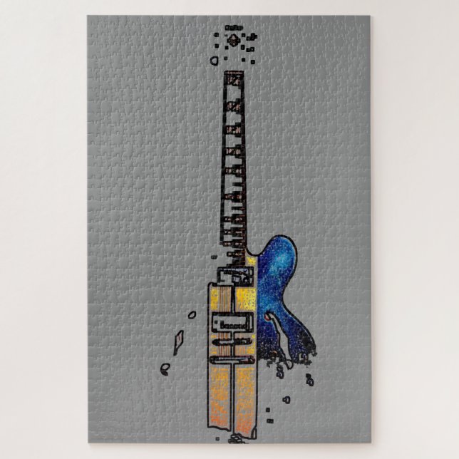 Guitar 4 20x30 1014pc jpcna jigsaw puzzle (Vertical)
