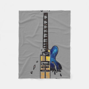 Guitar 4 fbcn fleece blanket