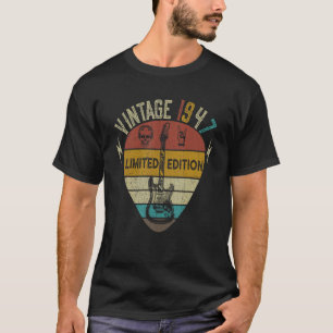 Guitar 75th Birthday Best of 1947 T-Shirt