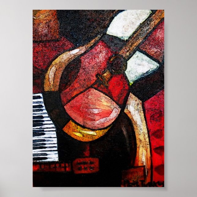 GUITAR ABSTRACT POSTER (Front)