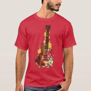 Guitar Acoustic Guitarist Music Guitar Lover Retro T-Shirt