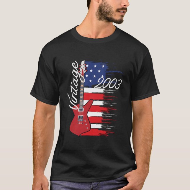 Guitar American Guitars Since 2003 T-Shirt (Front)